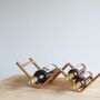 Handcrafted Copper Wine Rack And Bottle Holder, thumbnail 2 of 4