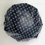 Waterproof Shower Cap In Blue Ditzy Polka, thumbnail 1 of 5