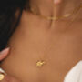 Lionness And Cub Gold Plated Necklace, thumbnail 7 of 10