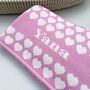 Personalised Knitted Heart Baby Blanket, thumbnail 10 of 11
