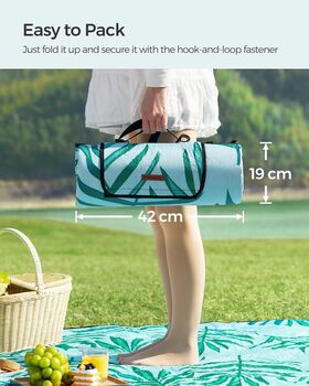 Large Waterproof Picnic Blanket Mat, 6 of 8