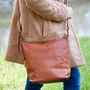 Personalised Classic Leather Tote Cross Body Bag, thumbnail 4 of 11