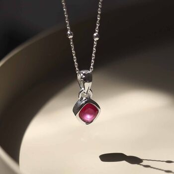 Sterling Silver Birthstone Necklaces, 2 of 12