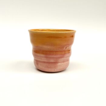 Sunrise Wavy Mini Ceramic Tumbler, 7 of 11