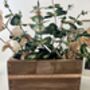 Personalised Wood And Copper Pot Planter, thumbnail 3 of 7