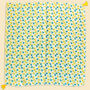 Fruit Print Cotton Blend Square Scarf, thumbnail 4 of 4
