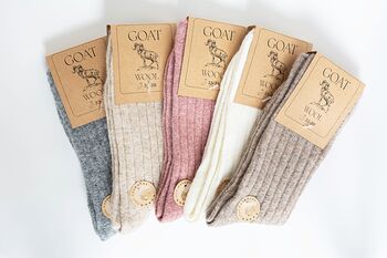 Natural Cashmere Socks, Wool Soft And Warm, 2 of 12