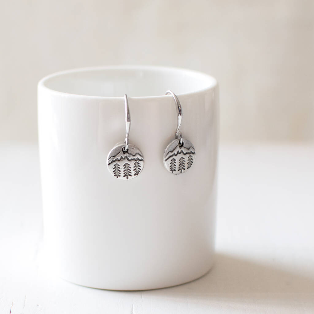 Silver Plated Forest Earrings By Juju Treasures | notonthehighstreet.com