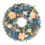 Ashbourne Blue Floral Wreath, thumbnail 2 of 5