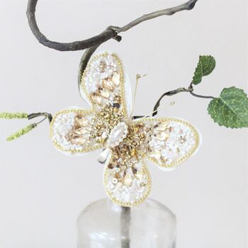 Sequin Butterfly Clip On Decoration, 3 of 6