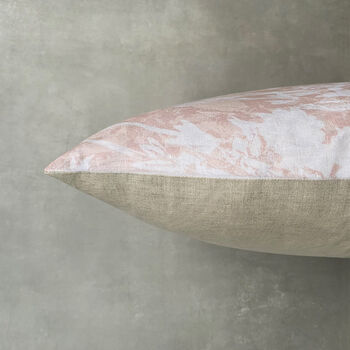 Everly Linen Cushion Pale Pink, 2 of 7