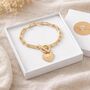 Forever Linked Heart Toggle Bracelet, thumbnail 6 of 7