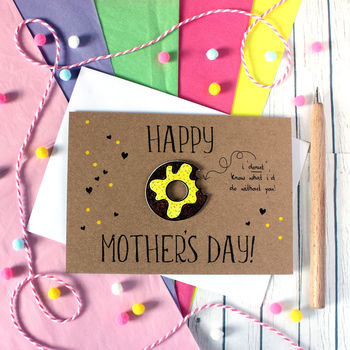 Personalised Donut Mother's Day Card, Card For Mum, 5 of 8