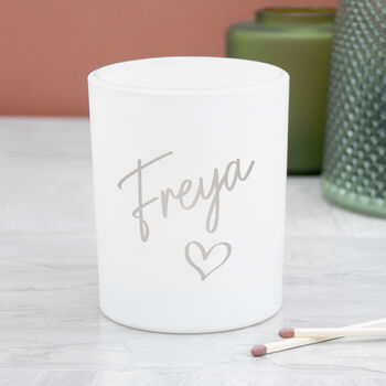 Personalised Heart Candle Holder, 6 of 8