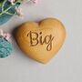 'Big' Engraved Wooden Heart, thumbnail 1 of 2