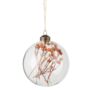 Xmas Bauble With Dried Flower Insert, thumbnail 1 of 2