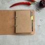 Father's Day Gift A4 Recycled Leather Folder Dad's Recipes, thumbnail 3 of 5