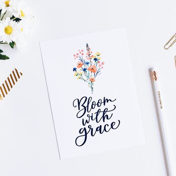 Bloom With Grace Print, 3 of 4