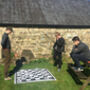 Chessboard Pacmat Picnic Blanket, thumbnail 1 of 4
