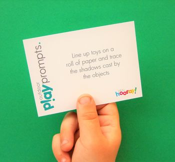 Outdoor Play Prompts Activity Cards For Kids Aged One+, 7 of 12