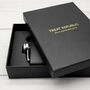 Personalised Moonshine Matte Black Hip Flask, thumbnail 7 of 7