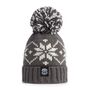 Slate Flora Nordic Knit Reflective Superbobble Hat, thumbnail 2 of 5