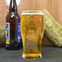 Engraved Pint Glass Crown Design, thumbnail 1 of 2