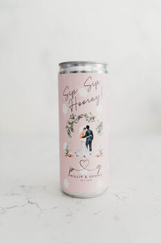Personalised Wedding Cocktail Cans 24 X 200ml, 4 of 9