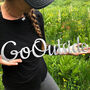 Go Outside Cursive Recycled Raw Steel, thumbnail 1 of 3