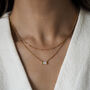 Darcy Pearl Pendant Gold Necklace, thumbnail 6 of 8