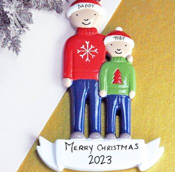Personalised Family Christmas Jumper Decoration, 5 of 7