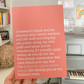 Appreciative Always: Special Card For Mums, 2 of 2
