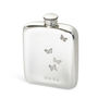 Personalised Ladies Butterfly Cushion Hip Flask, thumbnail 4 of 8