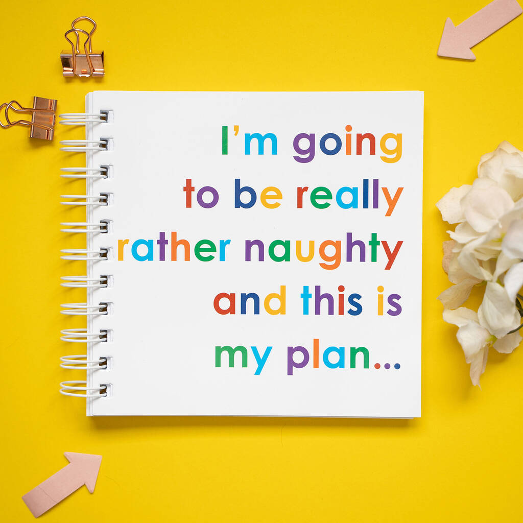 Inspirational Slogan Rainbow Text Doodle Pad By Two Little Boys