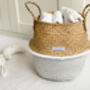 Personalised Dipped Seagrass Nursery Basket, thumbnail 6 of 9