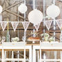White Lace Effect Paper Bunting, thumbnail 2 of 8