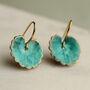 Turquoise Leaf Earrings, thumbnail 1 of 11