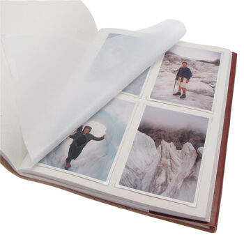 Personalised Anniversary Distressed Leather Photo Album, 11 of 12
