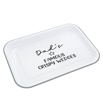 Personalised Baking Tray For Dad, 4 of 6