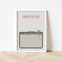 Guitar Amplifier Print | Fender Guitar Amp Poster, thumbnail 9 of 10