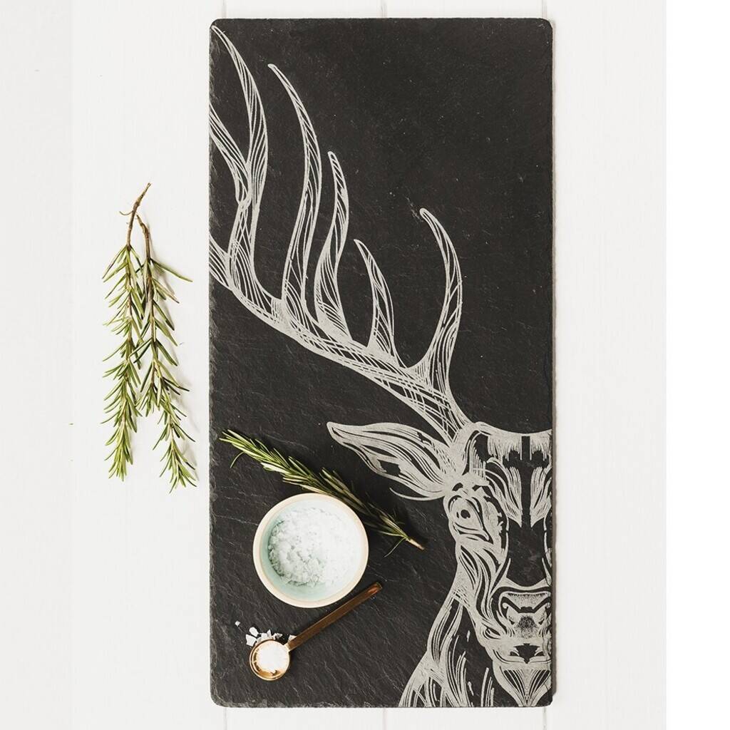 Stag Slate Table Mat Runner, 1 of 2