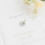 August Birthstone Initial Sterling Silver Necklace, thumbnail 1 of 12