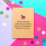 'Time To Be A Unicorn' Funny 30th Birthday Card, thumbnail 1 of 2