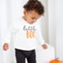 Child's Halloween 'Little Boo' Embroidered Sweatshirt Jumper, thumbnail 2 of 5