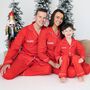 Personalised Family Christmas Red Pj's *Special Offer*, thumbnail 2 of 12