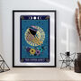 Tarot Coffee Lover Typographical Print, thumbnail 1 of 5