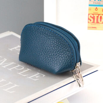 Personalised Mini Leather Coin Purse, 9 of 12