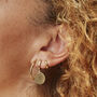 Huggie Hoop Earrings Silver Or Gold Vermeil Plated, thumbnail 3 of 4