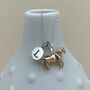 Personalised Rose Gold Plated Origami Horse Necklace, thumbnail 2 of 7