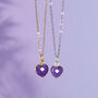 Healing Heart Amethyst Gemstone Necklace, thumbnail 1 of 10